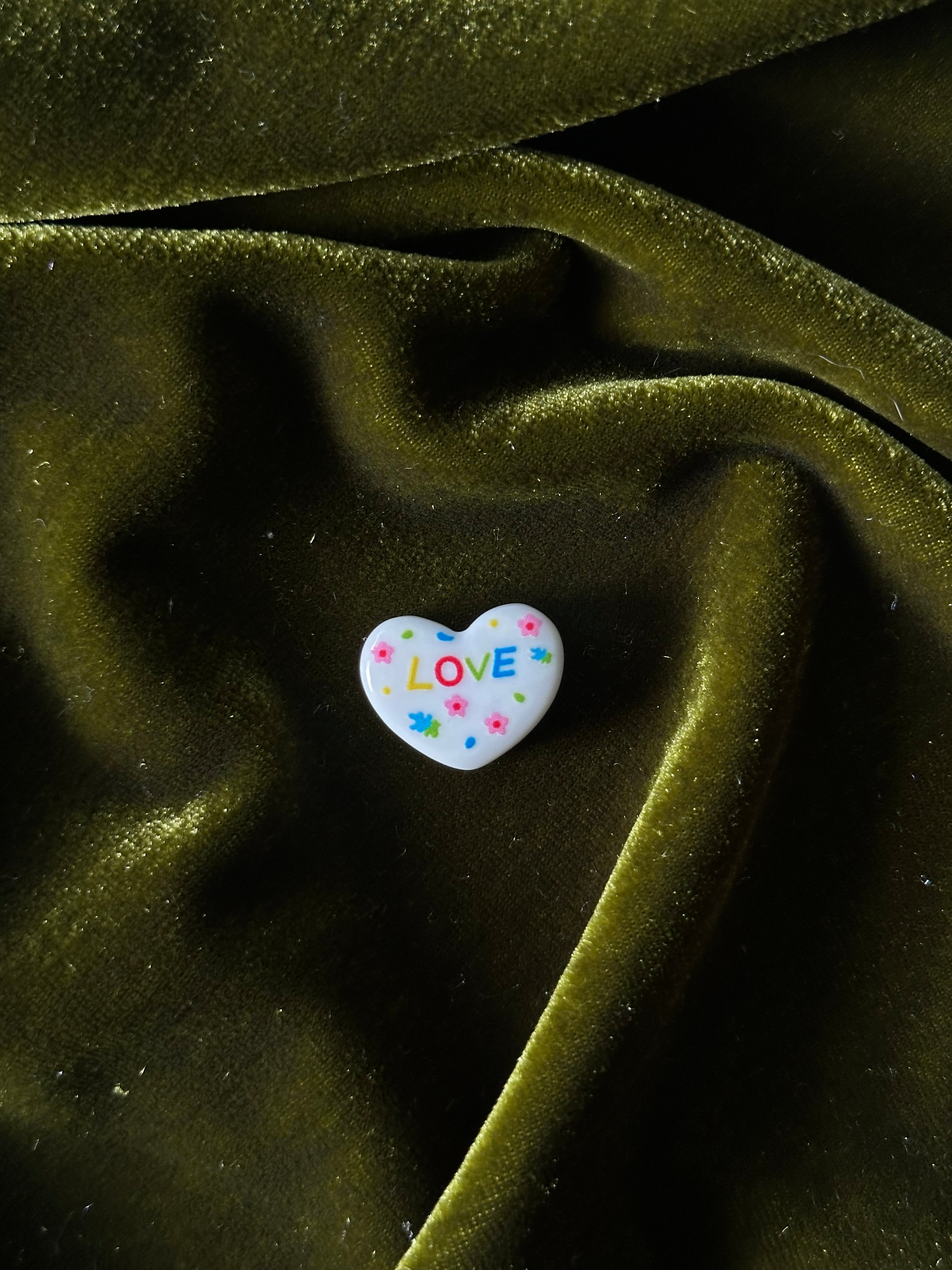Tiny Happy Heart Magnets
