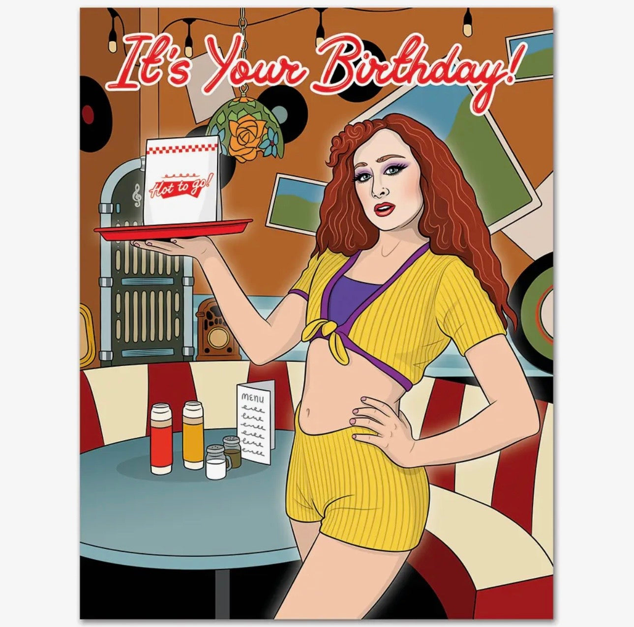 HOT TO GO Birthday Card