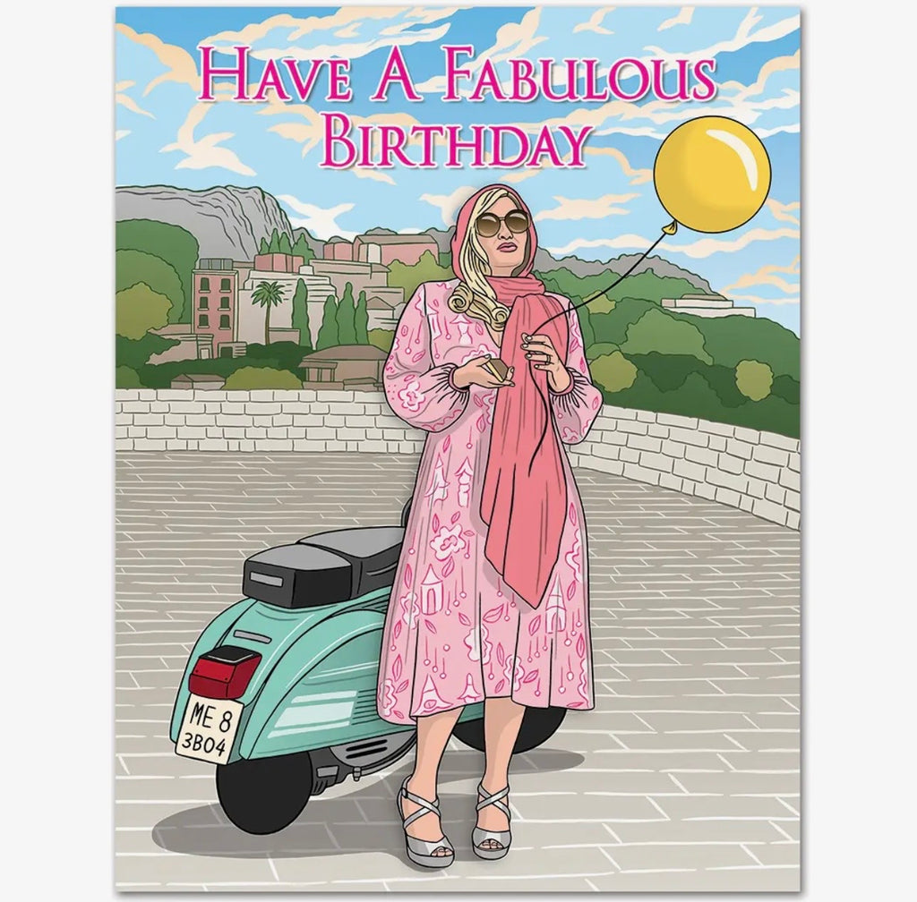 Jennifer Coolidge White Lotus Birthday Card
