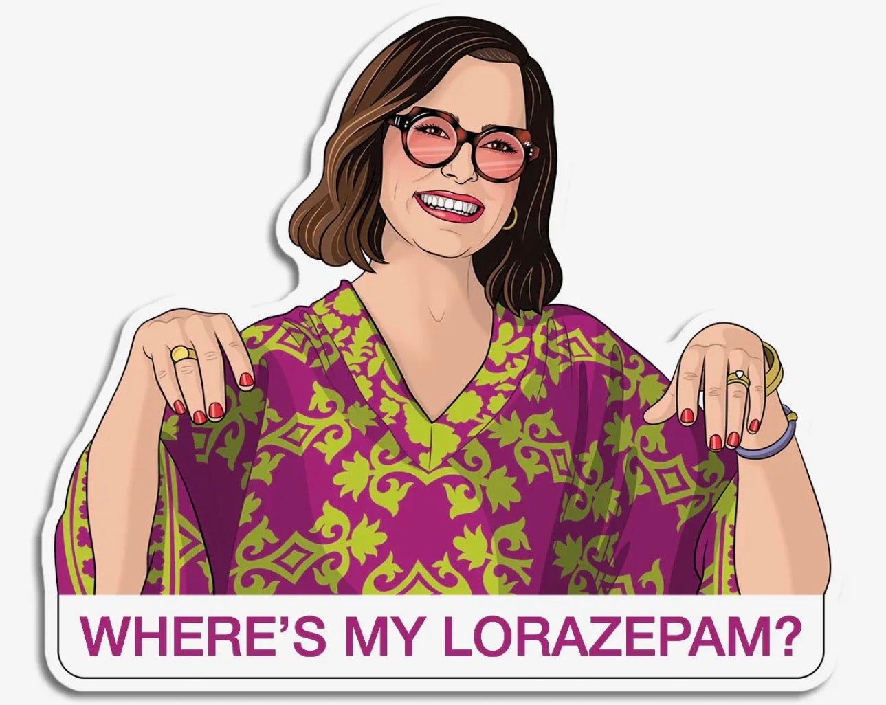 Parker Posey White Lotus Sticker