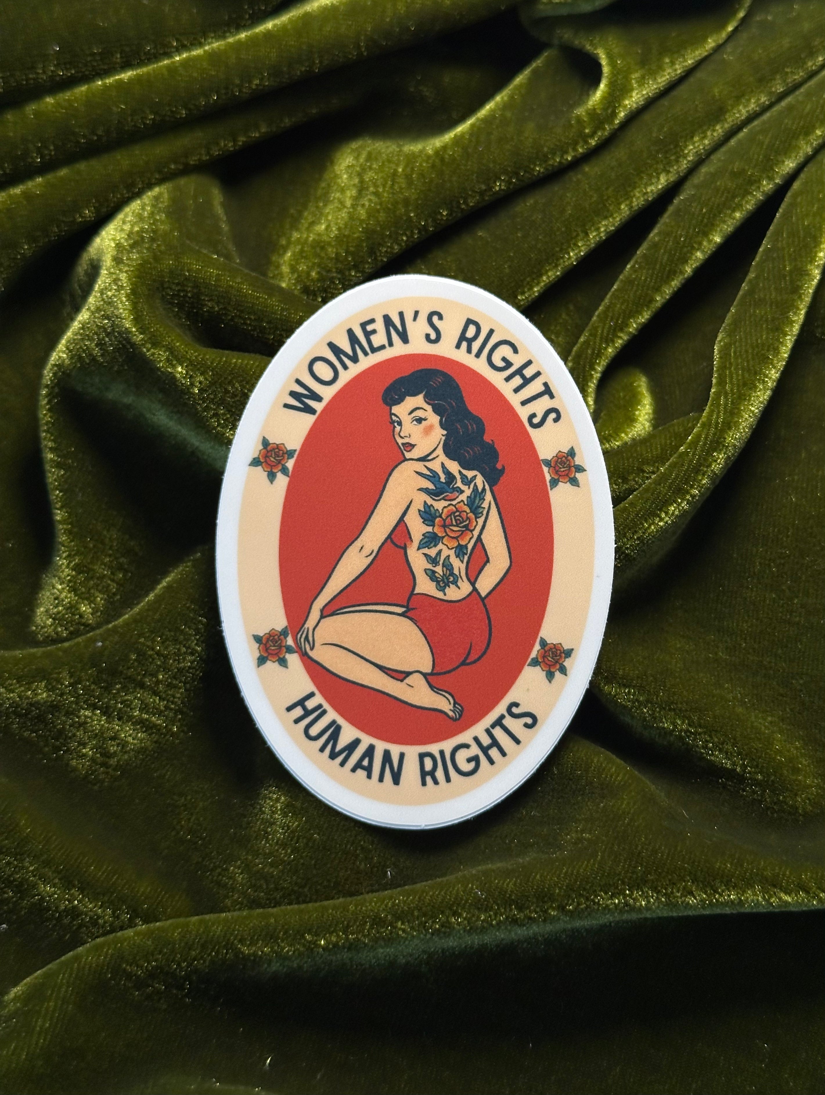 Womens rights vinyl sticker
