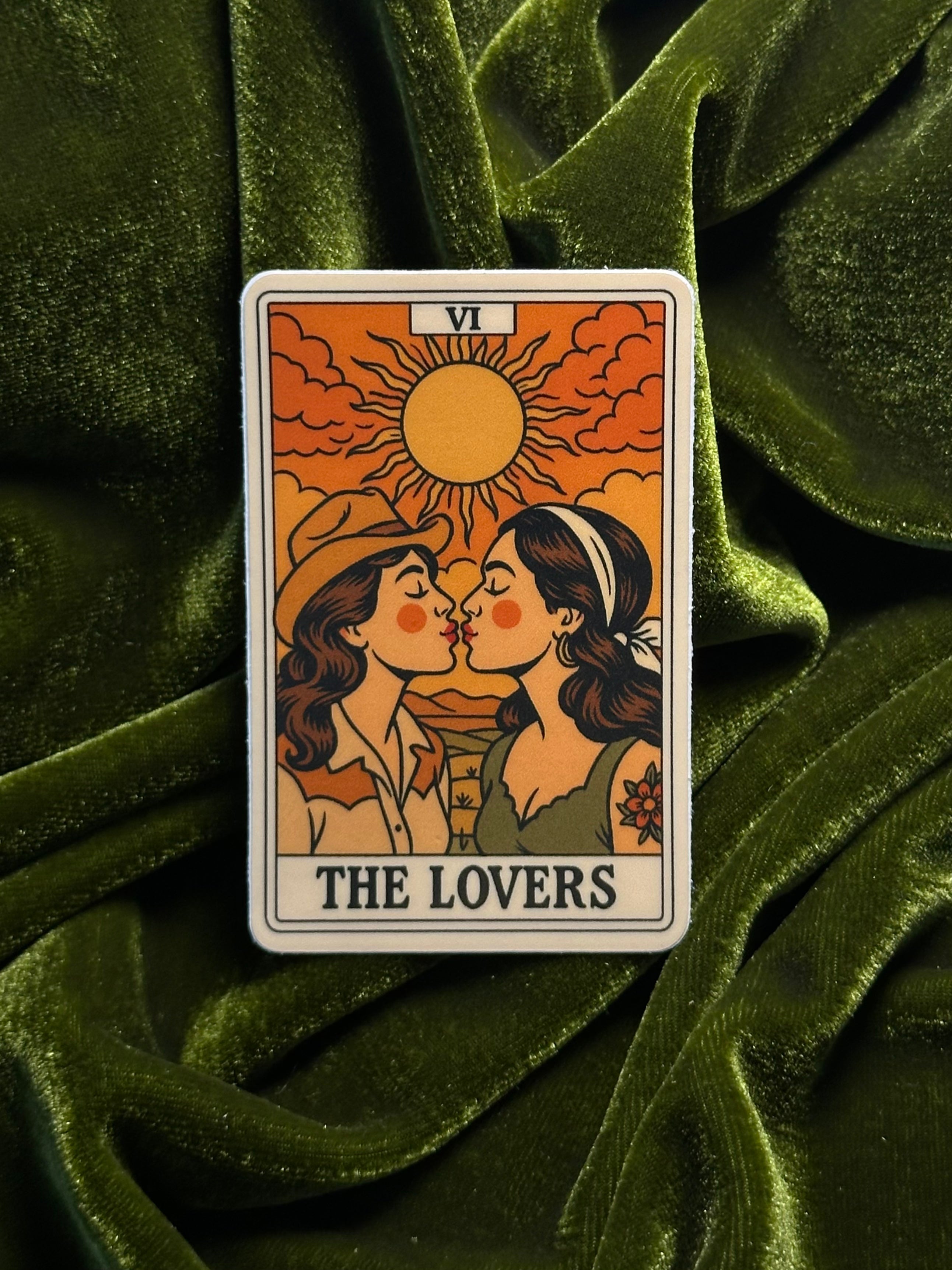 Lovers vinyl sticker
